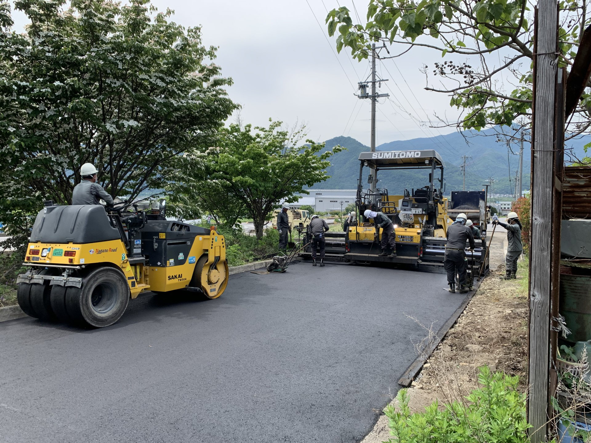 道路舗装工事